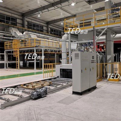 Custom Roller Conveyor Shot Blasting Machine