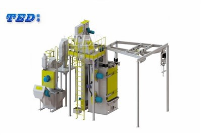 Hanger Hook Tip Shot Blasting Machine